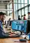 TrimByte expert developing and training AI models for enterprise use